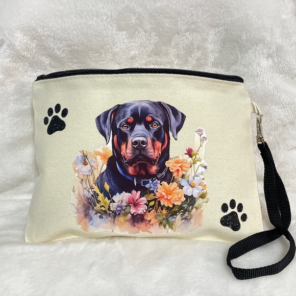 Rottweiler Cosmetic Bag - Picture 1 of 1